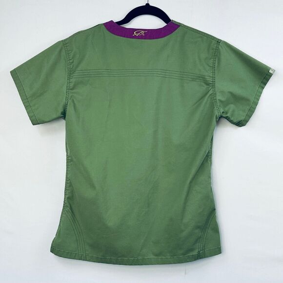 Green Women's Scrub Set - Picture 2 of 3